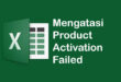 Mengatasi Product Activation Failed