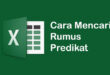 Cara Mencari Rumus Predikat di Microsoft Excel